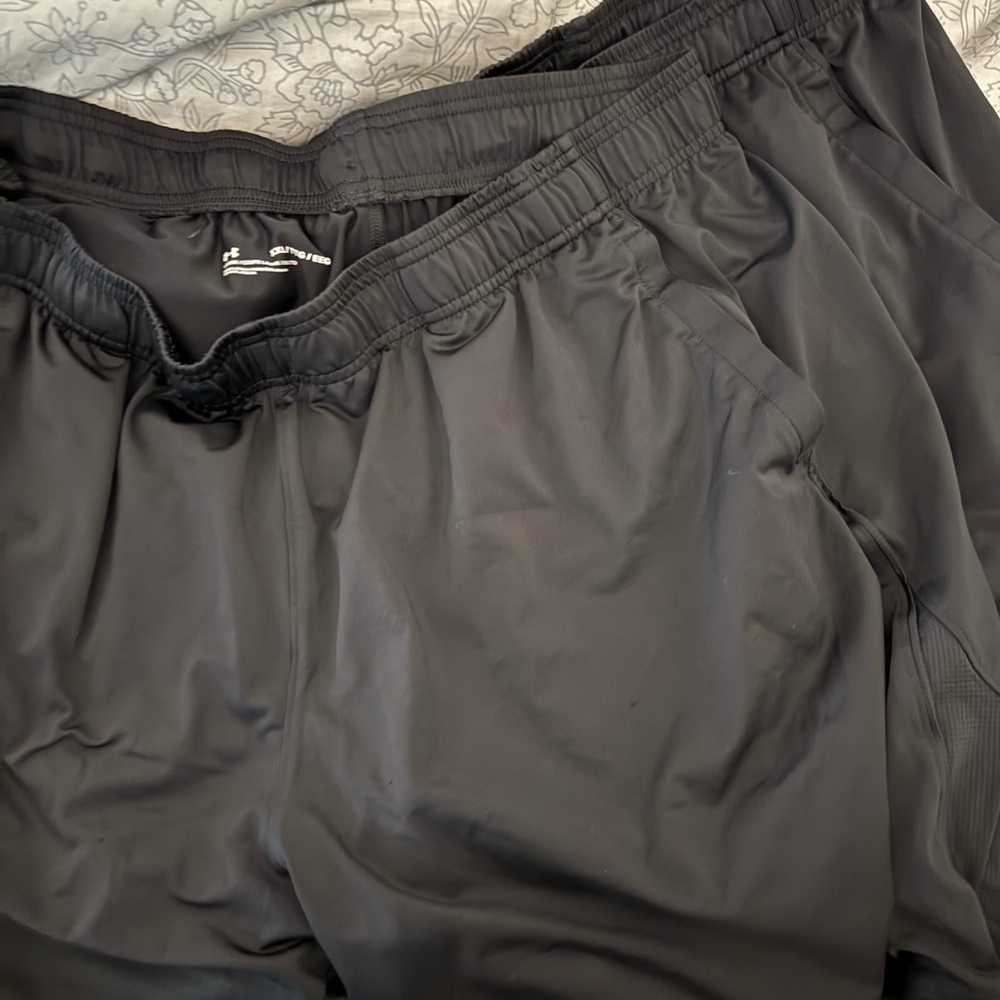 Set of TWO Under Armour Black Athletic Shorts